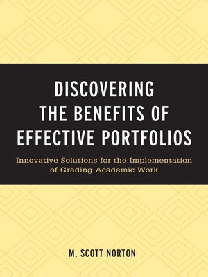 cover image of Discovering the Benefits of Effective Portfolios